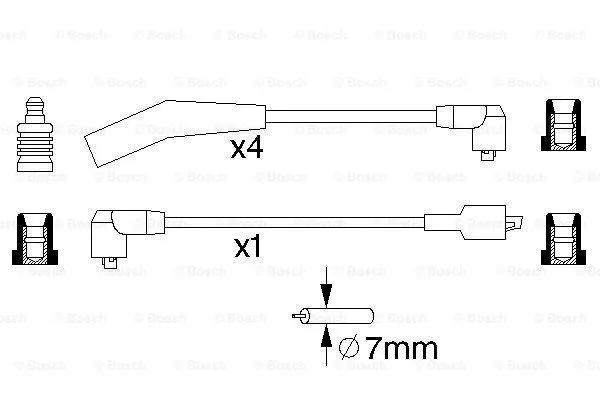Ignition Cable Kit (0 986 357 094)