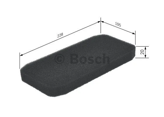 Filter, cabin air (1 987 431 173)