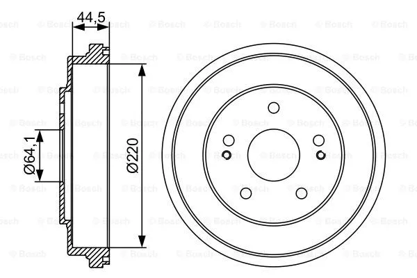 Brake Drum (0 986 477 147)