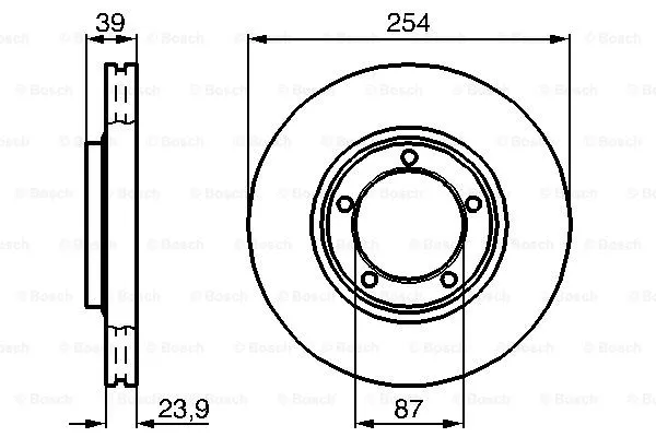 Brake Disc (0 986 478 714)