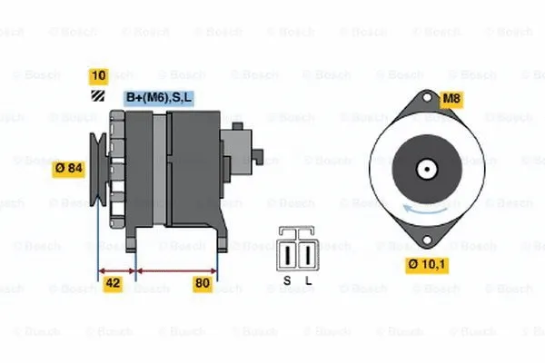 Alternator (9 120 334 632)