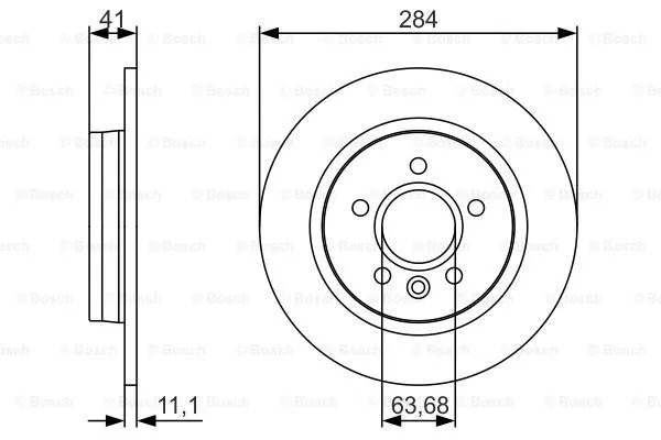 Brake Disc (0 986 479 A36)