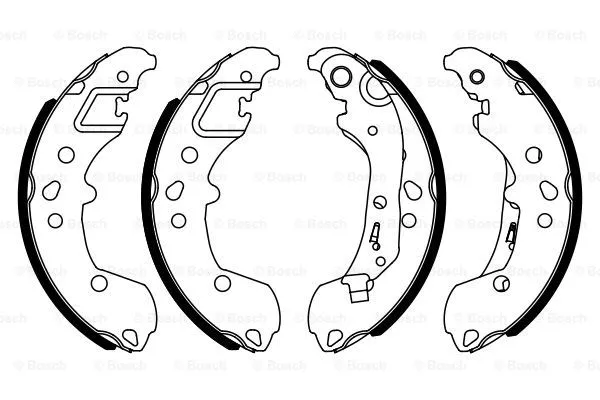 Brake Shoe Set (0 986 487 958)