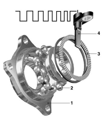 Sensor, wheel speed (0 265 007 544)