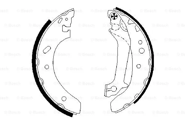 Brake Shoe Set (0 986 487 674)