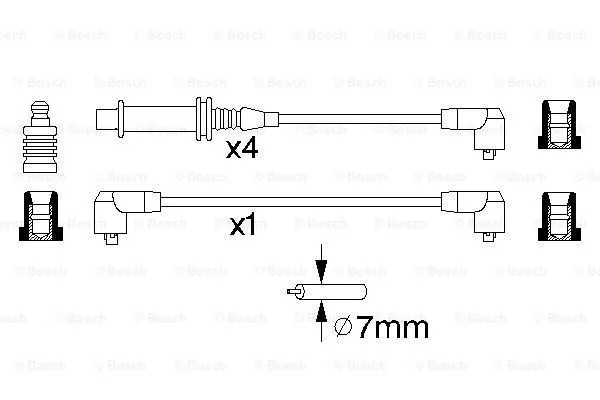 Ignition Cable Kit (0 986 356 825)