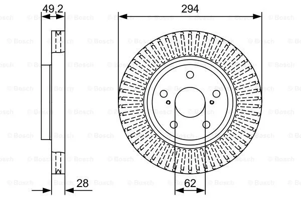 Brake Disc (0 986 479 W40)