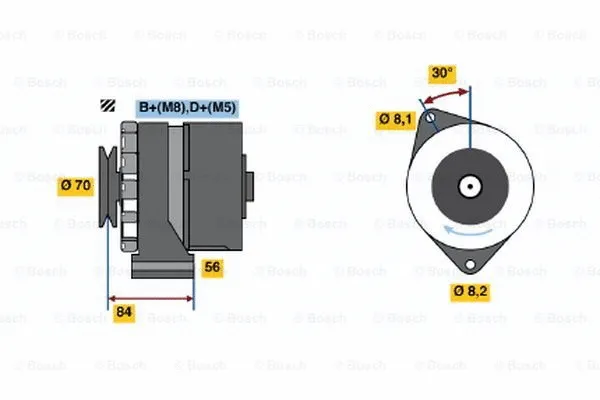 Alternator (0 986 035 841)
