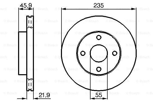 Brake Disc (0 986 478 787)