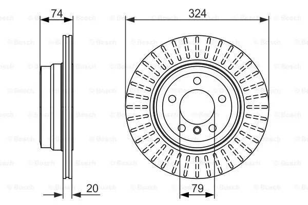 Brake Disc (0 986 479 671)