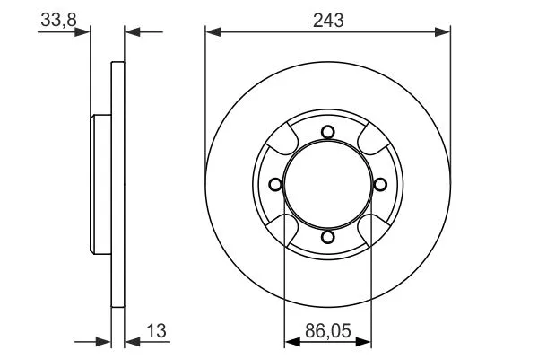 Brake Disc (0 986 479 846)