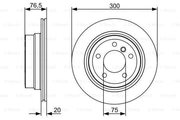 Brake Disc (0 986 479 496)