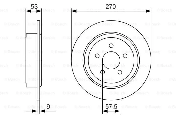 Brake Disc (0 986 479 A79)