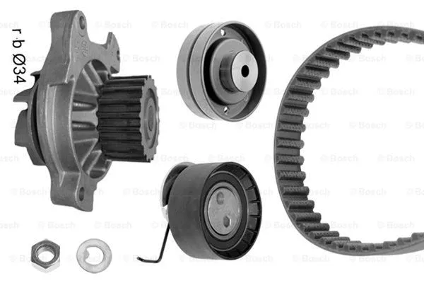 Water Pump & Timing Belt Kit (1 987 948 876)