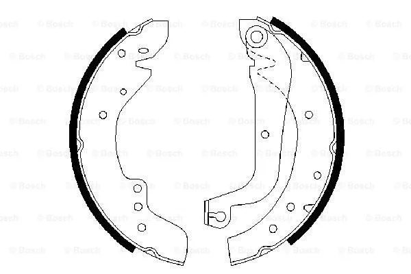 Brake Shoe Set (0 986 487 547)