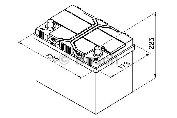 Starter Battery (0 092 S40 240)