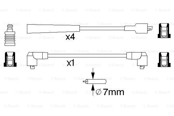 Ignition Cable Kit (0 986 356 869)
