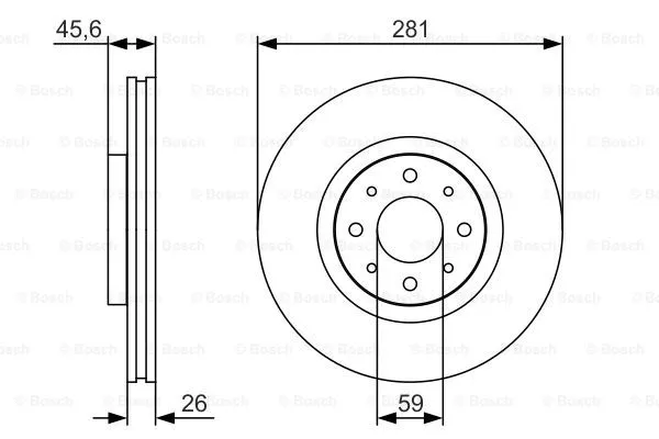 Brake Disc (0 986 479 S97)