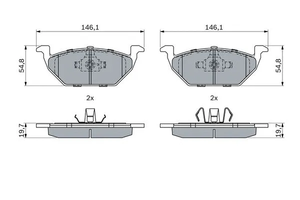 Brake Pad Set, disc brake