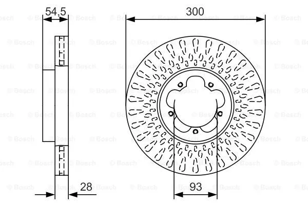 Brake Disc (0 986 479 B11)
