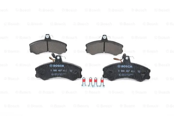 Brake Pad Set, disc brake (0 986 467 411)
