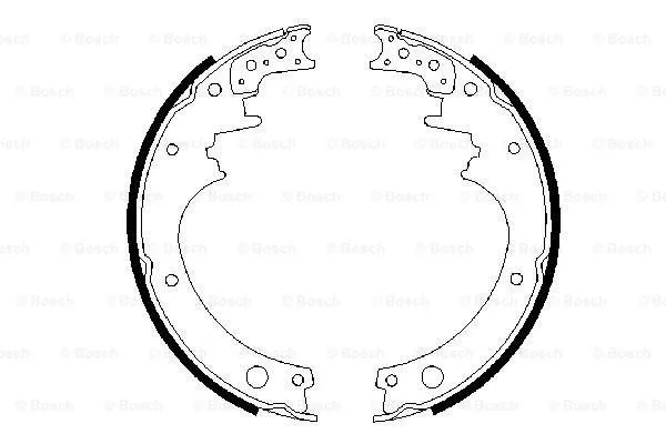 Brake Shoe Set (0 986 487 316)