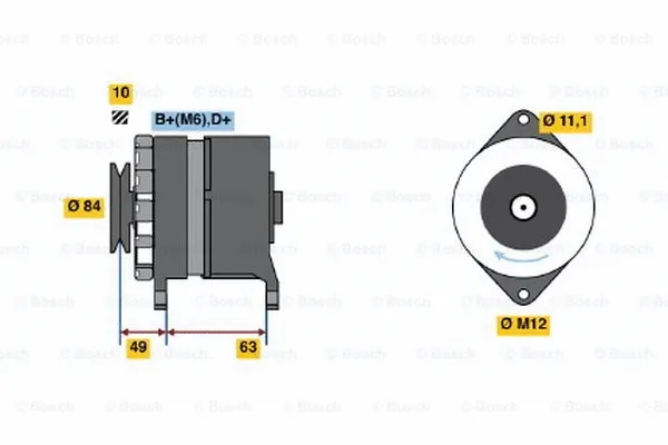 Alternator (0 120 489 337)