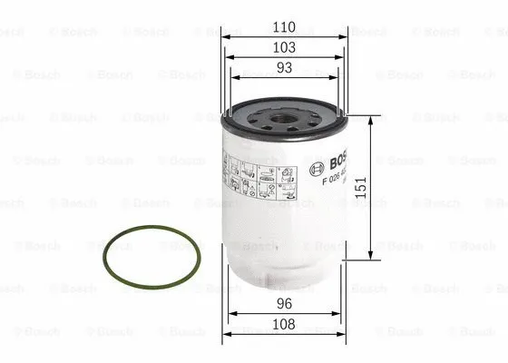 Fuel Filter (F 026 402 039)