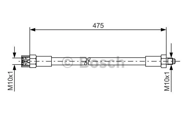 Brake Hose (1 987 476 391)
