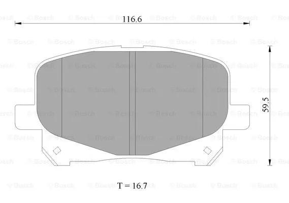 Brake Pad Set, disc brake (0 986 AB1 409)