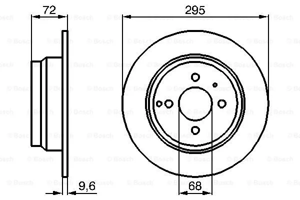 Brake Disc (0 986 478 640)