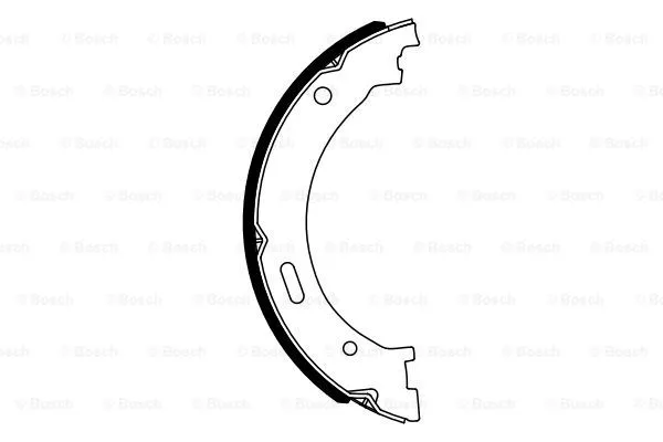 Brake Shoe Set, parking brake (0 986 487 942)
