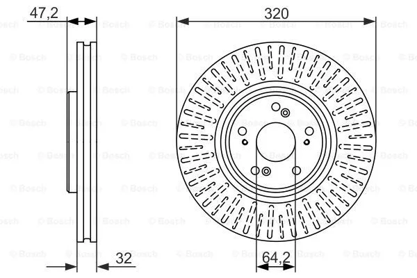 Brake Disc (0 986 479 741)