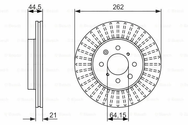 Brake Disc (0 986 479 838)