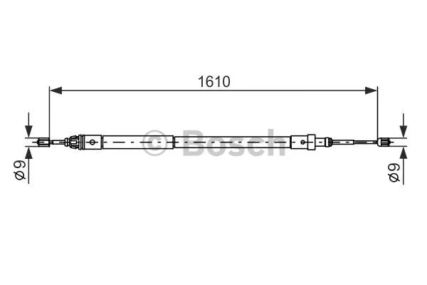 Cable Pull, parking brake (1 987 477 584)