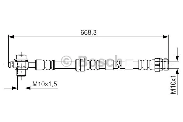 Brake Hose (1 987 481 693)