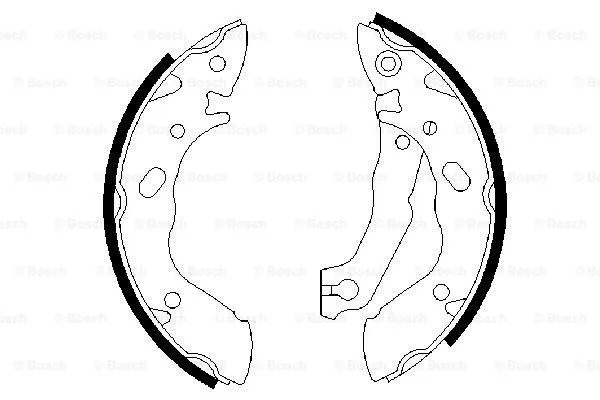 Brake Shoe Set (0 986 487 400)