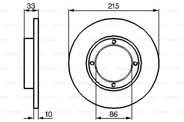Brake Disc (0 986 478 376)