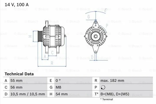 Alternator (0 986 042 740)