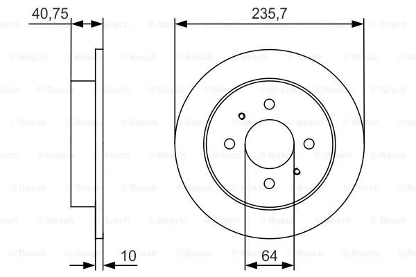 Brake Disc (0 986 479 967)