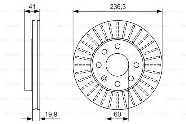 Brake Disc (0 986 479 S98)