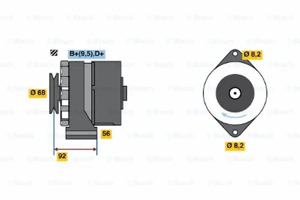 Alternator (0 986 036 930)