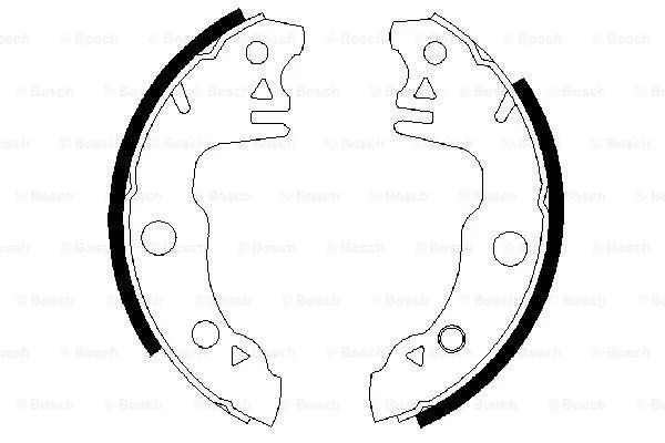 Brake Shoe Set (0 986 487 319)