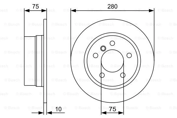 Brake Disc (0 986 479 494)