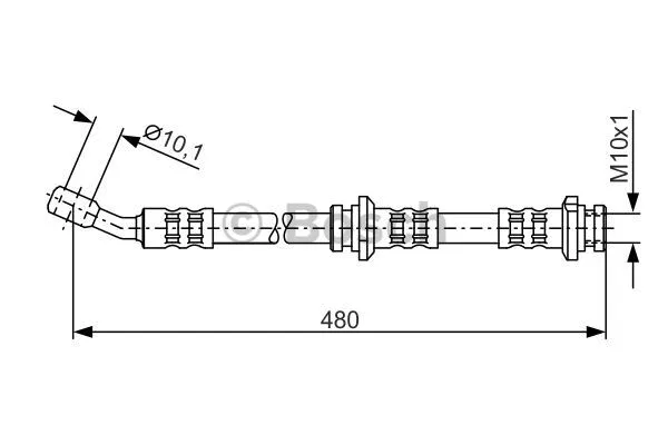 Brake Hose (1 987 476 802)