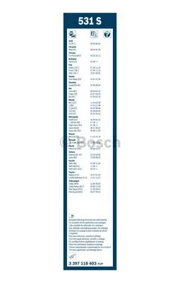 Wiper Blade (3 397 118 403)