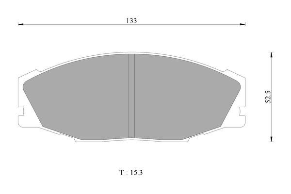 Brake Pad Set, disc brake (0 986 AB3 849)