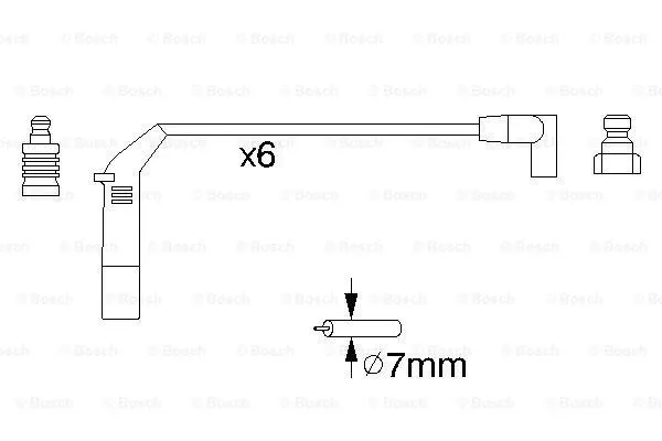 Ignition Cable Kit (0 986 356 755)