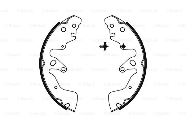 Brake Shoe Set (0 986 487 756)