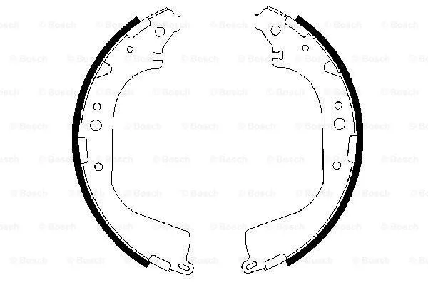 Brake Shoe Set (0 986 487 530)
